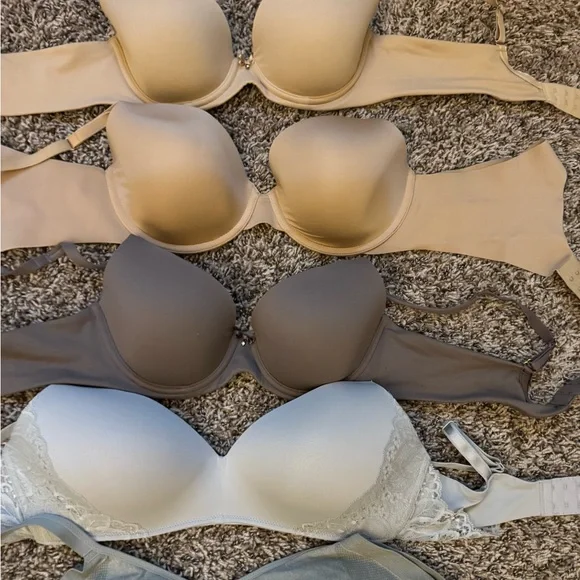 Bra Lot 6pc – Soma, Maidenform, Warners, Auden – 34B–38C Mixed Sizes - Picture 2 of 5